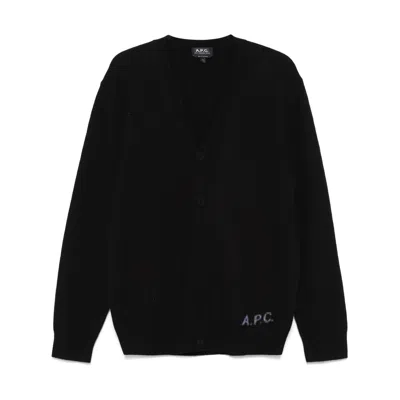 Apc A.p.c. Sweaters In Black