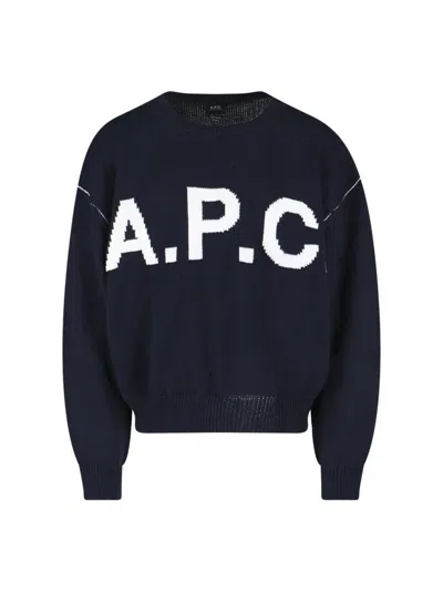 Apc A.p.c. Sweaters In Black