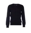 Apc Long-sleeved Knitted Pullover In Black