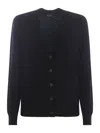 Apc Cardigan A.p.c. Louisa In Virgin Wool In Black