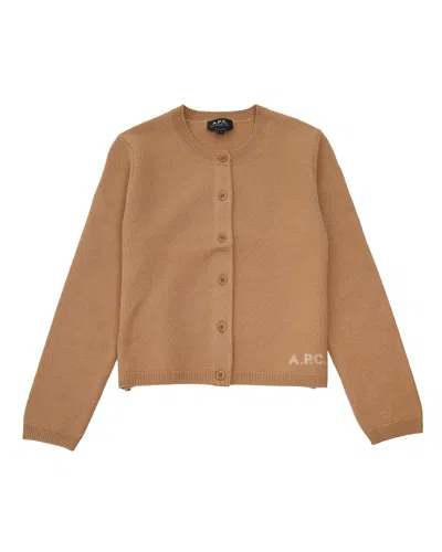 APC A.P.C. SWEATERS BROWN