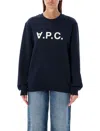 Apc Sweatshirt A.p.c. Herren Farbe Weiss In Dark Navy/ecru