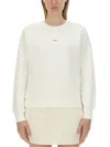 Apc A. P.c. Sweatshirt With Micro Logo Print In Multicolor