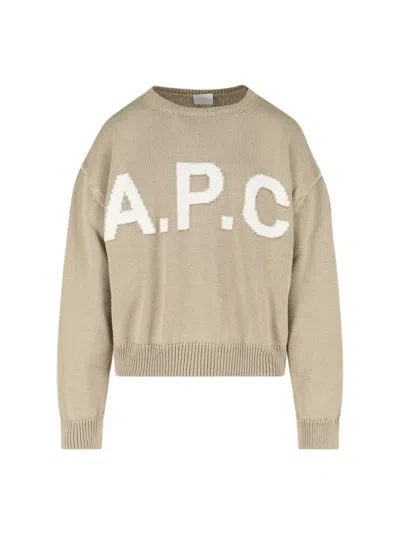 Apc A.p.c. Sweaters In Neutral