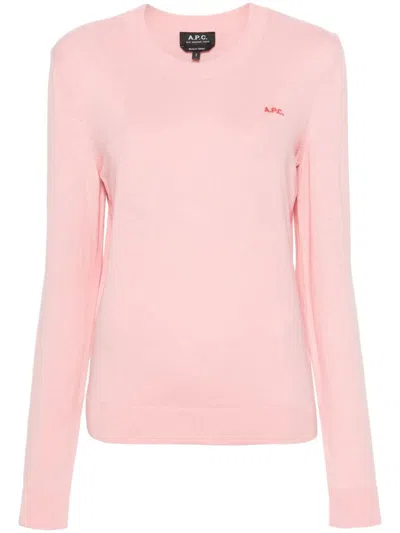 Apc A.p.c. Sweaters In Pink