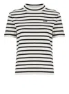 Apc A.p.c. Caroll Cotton Crew-neck T-shirt In White
