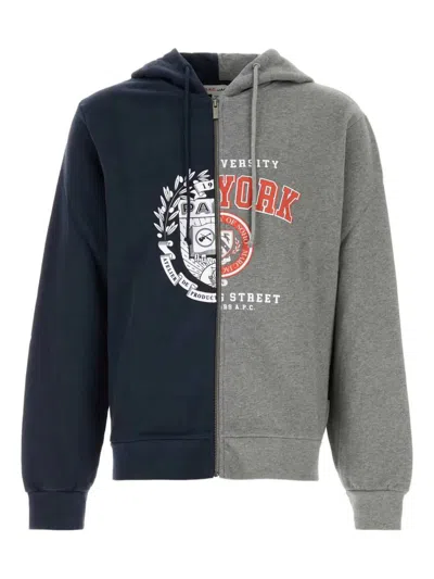 Apc A.p.c. Sweatshirt In Gray