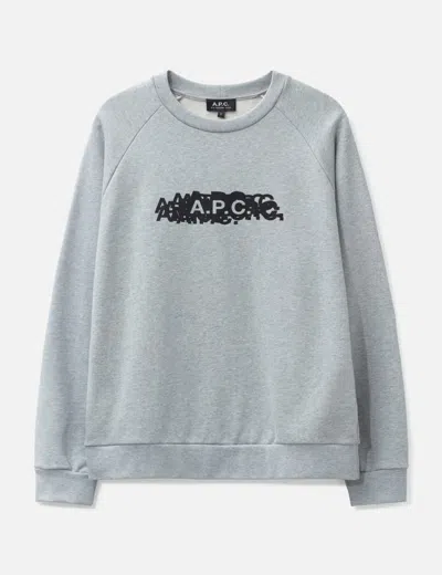 A.p.c. Sweatshirt In Gray