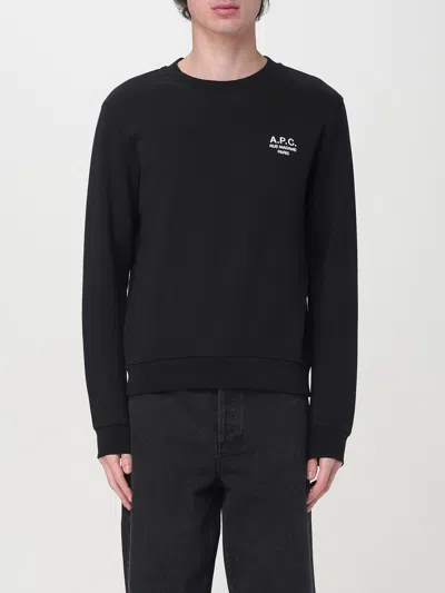 APC SWEATSHIRT A. P.C. MEN COLOR BLACK,G46239002