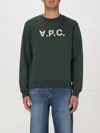 Apc A.p.c. Sweaters In Green