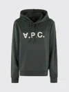 Apc Sweatshirt A. P.c. Men Color Moss Green In Gray