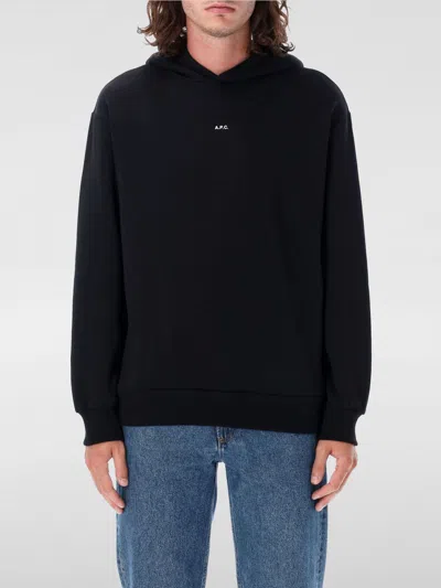 Apc Sweatshirt A.p.c. Herren Farbe Schwarz In Black
