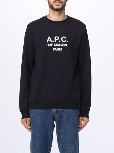 Apc Sweatshirt A.p.c. Men Color Black In Black