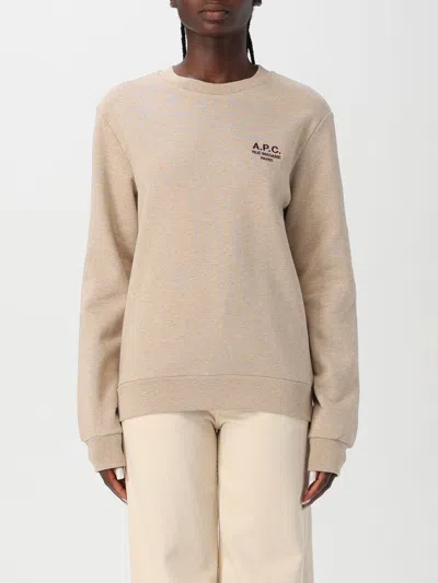 Apc Sweatshirt A. P.c. Woman Color Beige