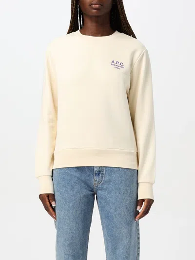 Apc Sweatshirt A.p.c. Woman Color Blush Pink In Puder
