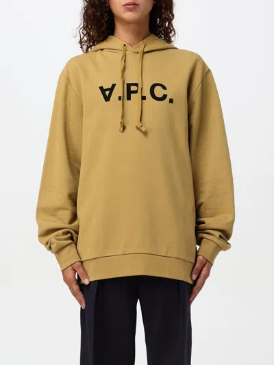 Apc Sweatshirt A.p.c. Woman Color Brown In Braun