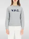Apc Sweatshirt A.p.c. Woman Color Grey In Grey
