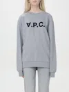 Apc Sweatshirt A.p.c. Woman Color Grey In Grey