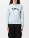 Apc Sweatshirt A.p.c. Woman Color Sky Blue
