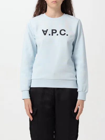 Apc Sweatshirt A.p.c. Woman Color Sky Blue