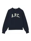 Apc Logo Crewneck Sweatshirt In Black