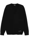 Apc A.p.c. Esther Knit Crew Neck In Black