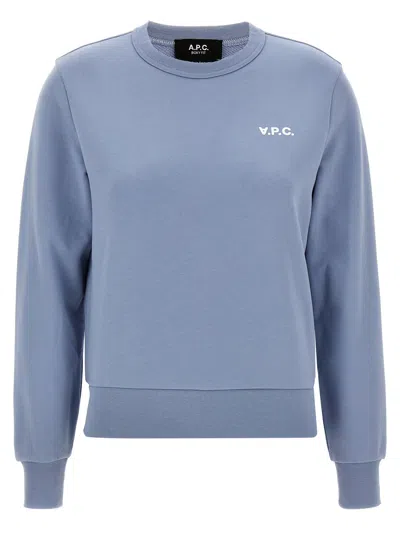 A.p.c. Sweatshirt In Blue