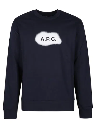 Apc A.p.c. Sweatshirt In Blue