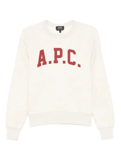 Apc A.p.c. Sweatshirt In White