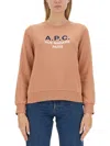Apc Madame Logo-print Cotton T-shirt