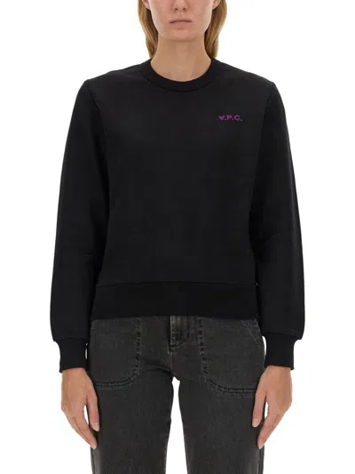 APC A.P.C. SWEATSHIRT WITH LOGO