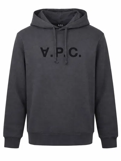 Apc Sweatshirt With Logo In Black