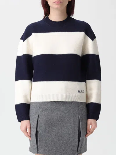 Apc Sweatshirt Woman A.p.c. In Blue
