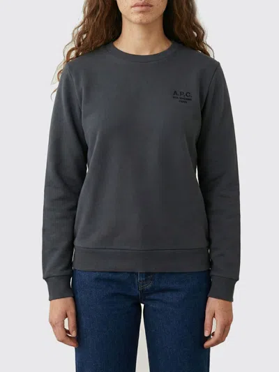 Apc Sweatshirt Woman A.p.c. In Gray
