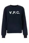 Apc A.p.c. Sweatshirt Logo In Blue