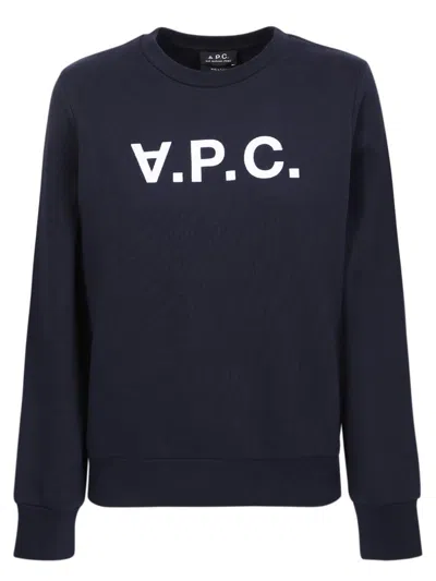 Apc A.p.c. Sweatshirts In Blue