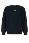 Apc Midnight Blue Stretch Cotton A.p.c. X Asics Lake Sweatshirt In Blue