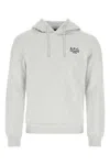 Apc A.p.c. Standard Rue Madame Cotton Hoodie In Grey
