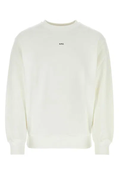 Apc A.p.c. Sweatshirts In White