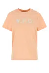 Apc A.p.c. Peach Cotton T-shirt