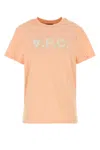 Apc A.p.c. Peach Cotton T-shirt