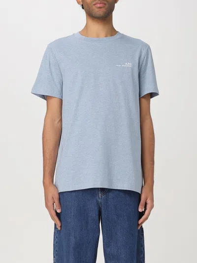 Apc T-shirt A.p.c. Men Color Blue