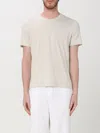 Apc T-shirt A.p.c. Men Color Grey In Ecru