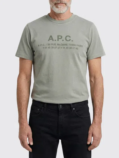 A.p.c. Tシャツ A. P.c. メンズ カラー グリーン In Orange