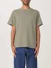 Apc T-shirt A.p.c. Men Color Kaki In Kaki