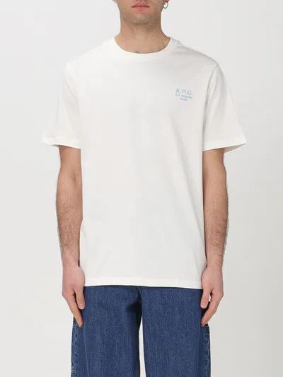 APC T-SHIRT A. P.C. MEN COLOR WHITE 1,424018243