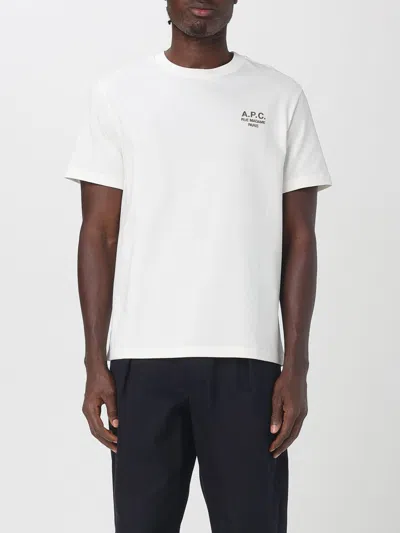 APC T-SHIRT A. P.C. MEN COLOR WHITE 1,H13960243
