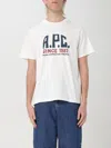 Apc A. P.c. Logo-print T-shirt In White