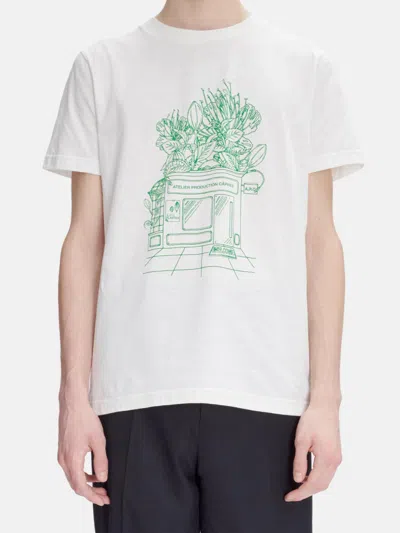 APC T-SHIRT A. P.C. MEN COLOR WHITE,G50079001