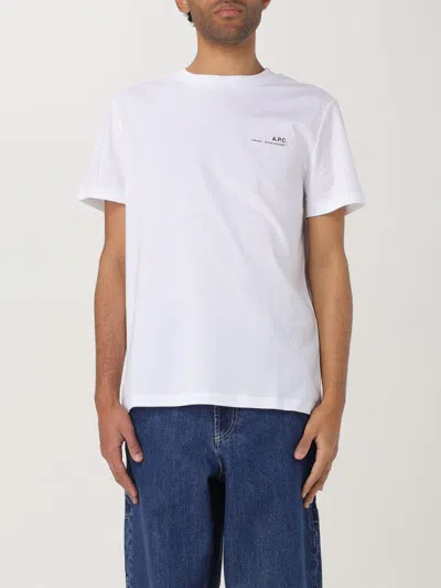 Apc Kyle Organic-cotton T-shirt In White